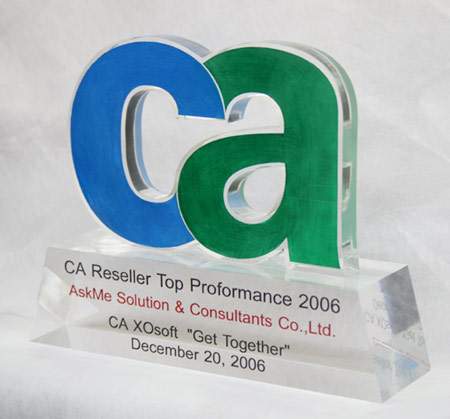 CA Reseller Top Performance Award