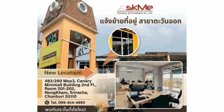 ภาพหน้าปกย้ายที่อยู่สาขาตะวันออก