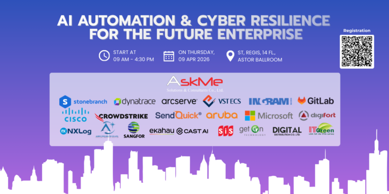 หน้าปกงานสัมมนา AI Automation & Cyber Resilience for the Future Enterprise