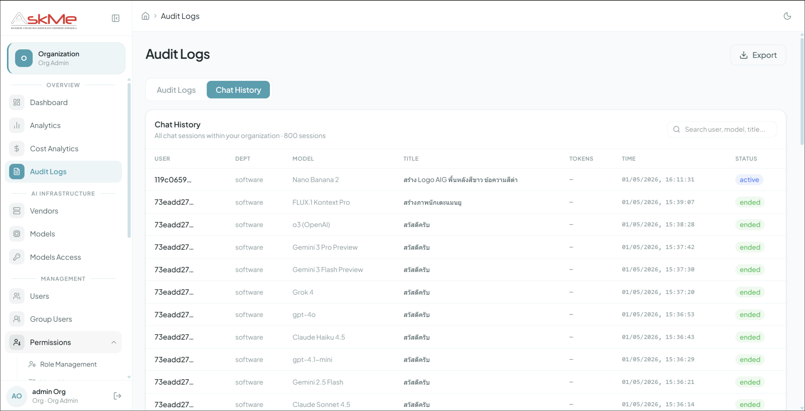 Audit Logs
